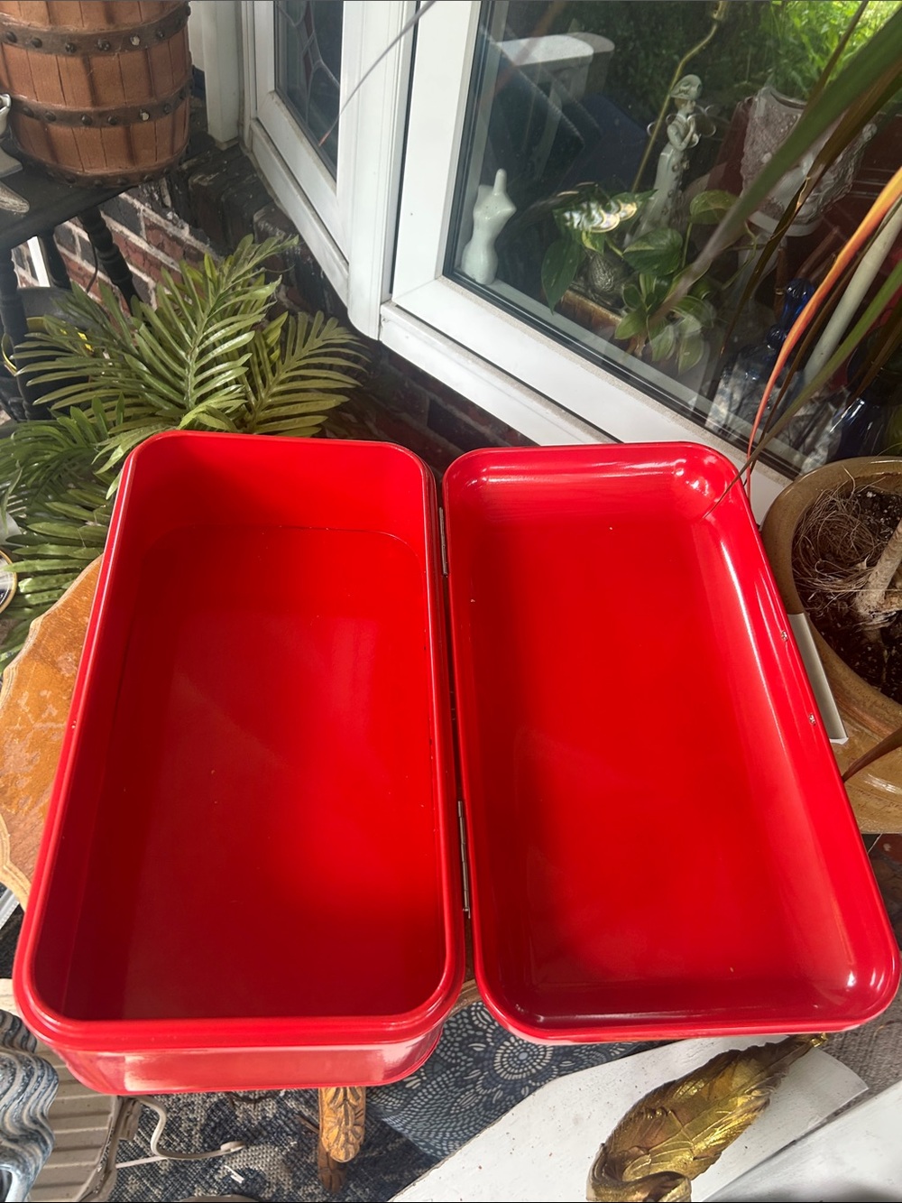 Red Bread Box Storage Container - Picture 7 of 10